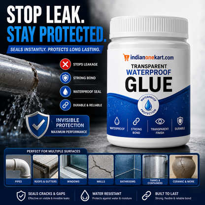 Transparent waterproof glue
