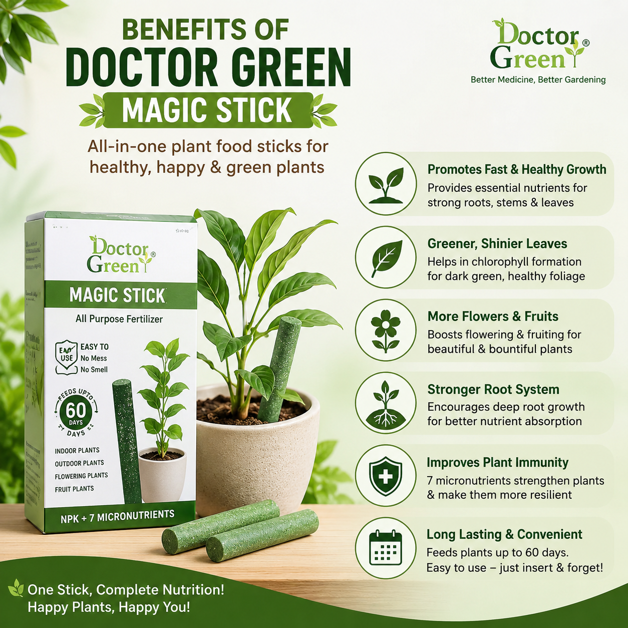 Dr. Green Magic Stick For Plant