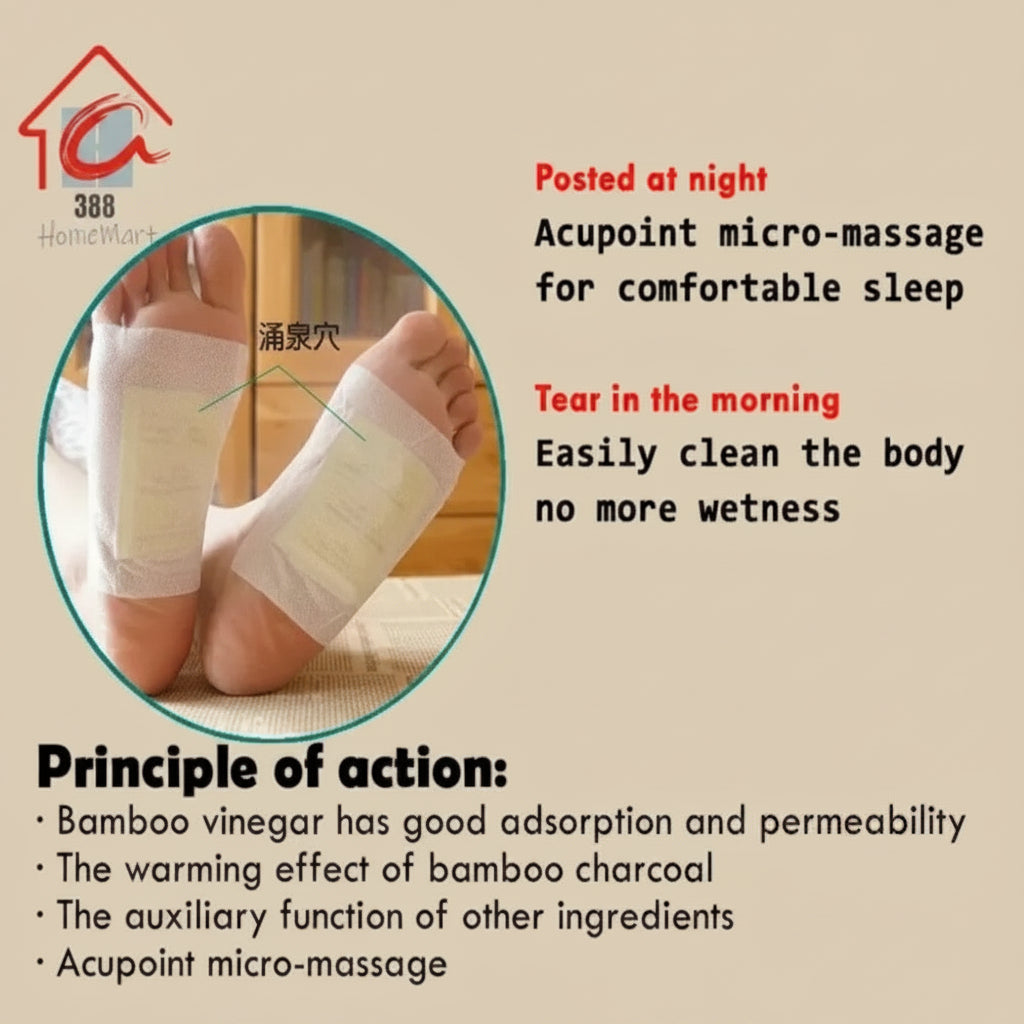 Detox Foot Pads Best Diabetes Relief Patch For Our Health  (Pack of 10 Pcs)