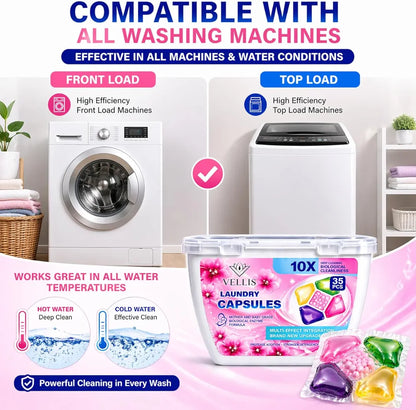 5-in-1 Laundry Detergent Pods.