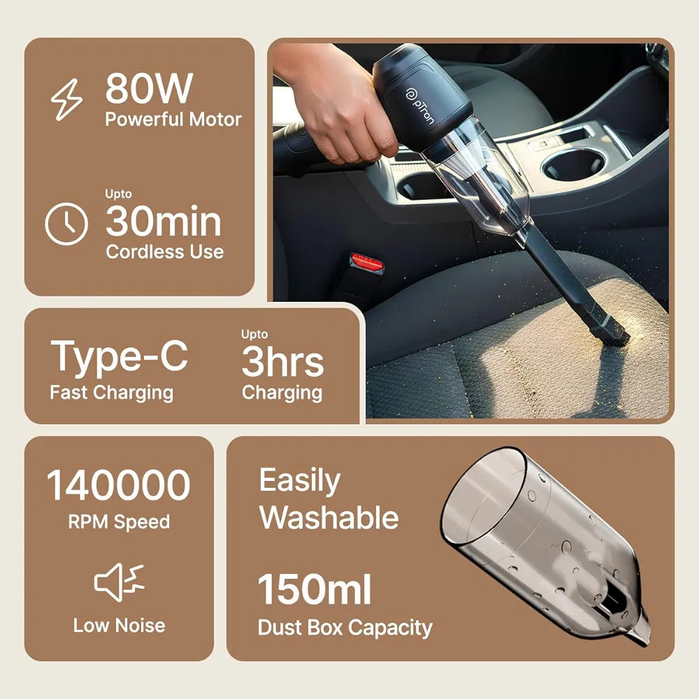 Wireless Powerful Car Vacuum Cleaner
