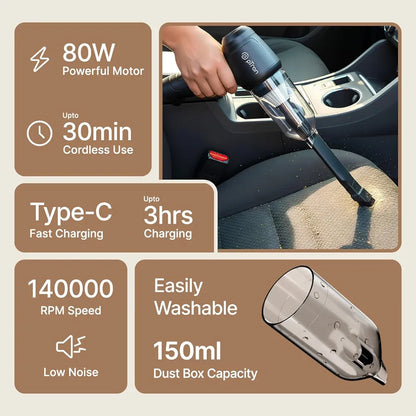 Wireless Powerful Car Vacuum Cleaner