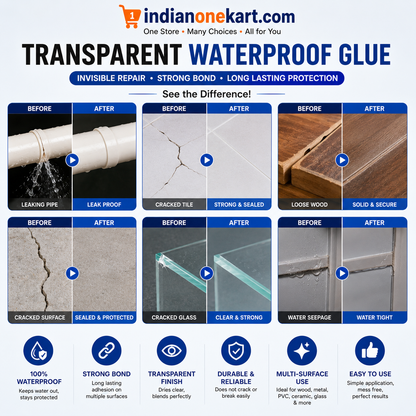 Transparent waterproof glue