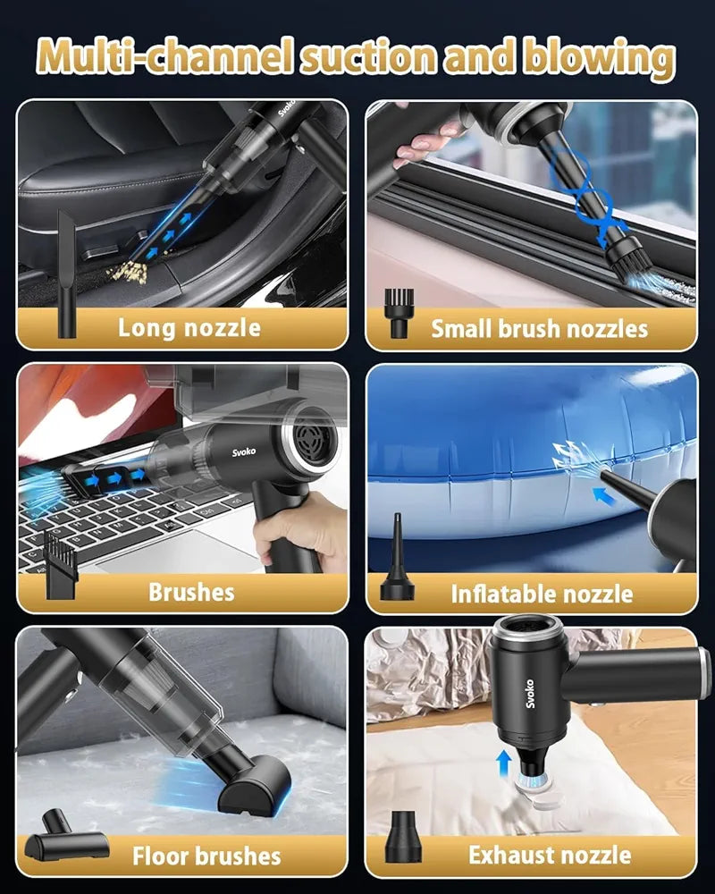 Air Duster Wireless 2 in 1 Vacuum Cleaner