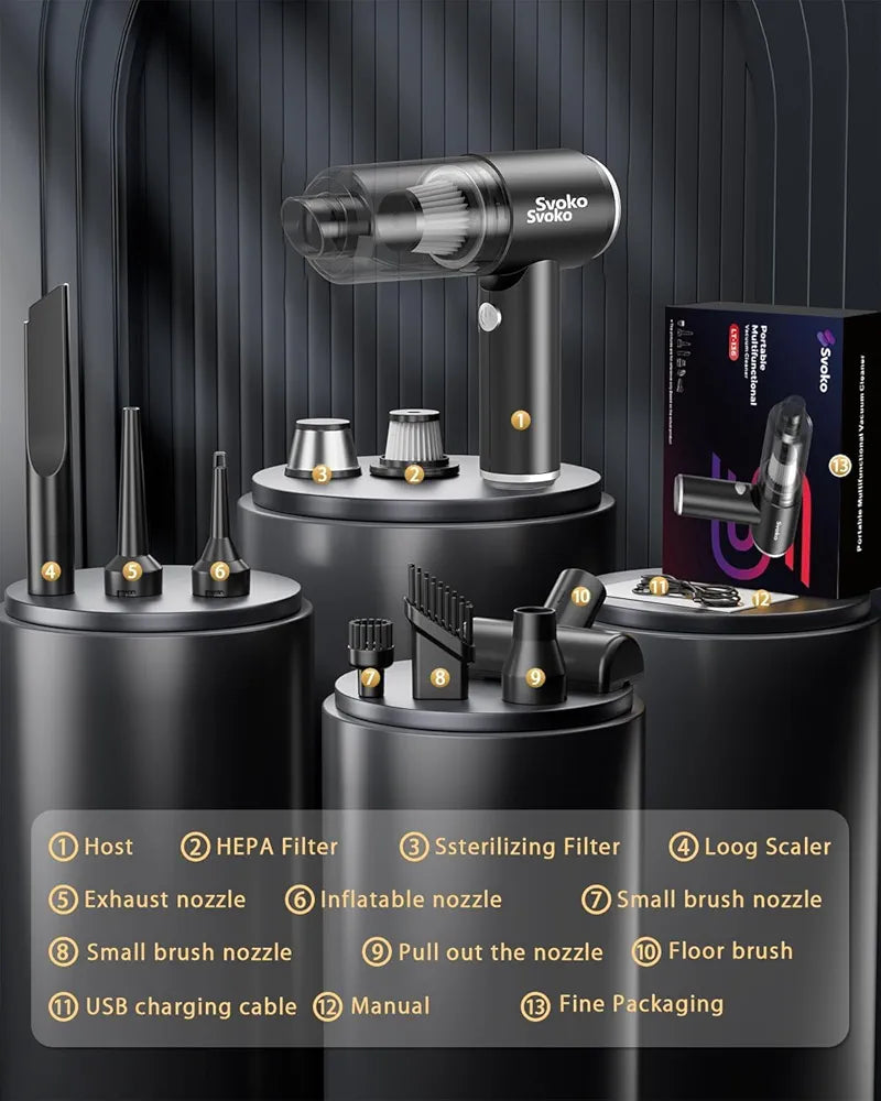 Air Duster Wireless 2 in 1 Vacuum Cleaner