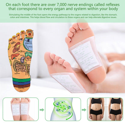 Detox Foot Pads Best Diabetes Relief Patch For Our Health  (Pack of 10 Pcs)