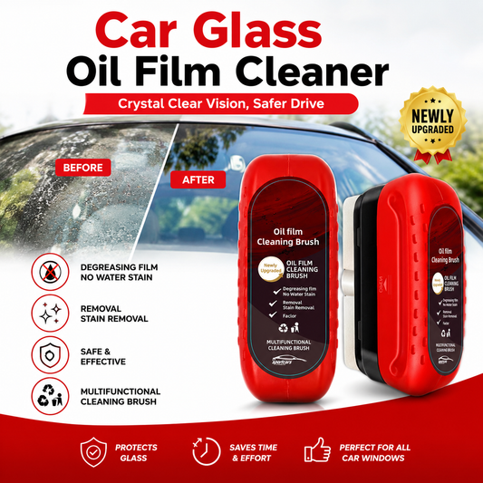 Car Glass Oil Film Cleaner Brush
